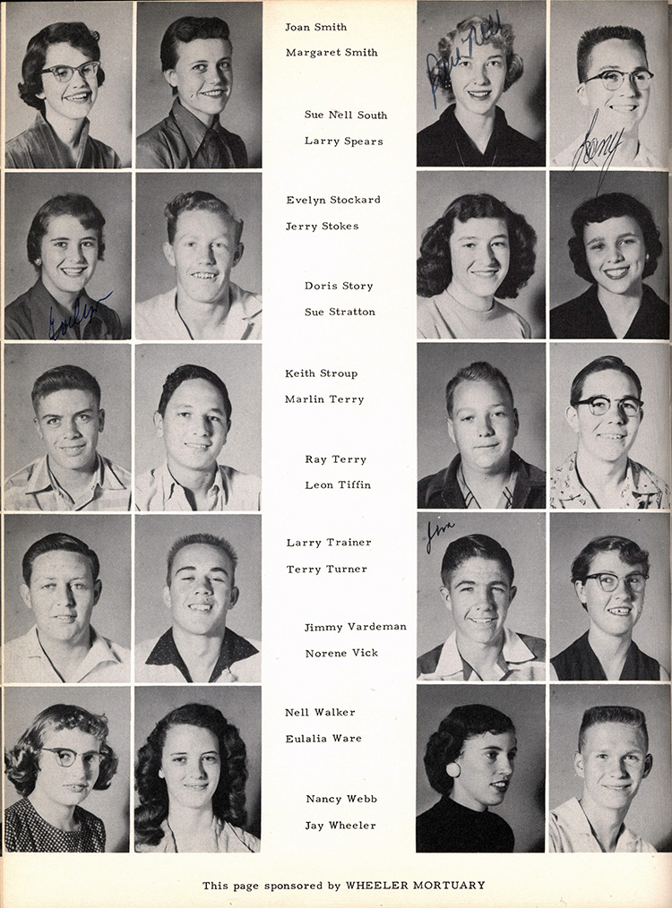 <joan smith margaret smith sue nell south larry spears evelyn stockard jerry stokes doris story sue stratton keith stroup marlin terry ray terry leon tiffin larry trainer terry turner jimmy vardeman norene vick nell walker eulalia ware nancy webb jay wheeler wheeler mortuary>